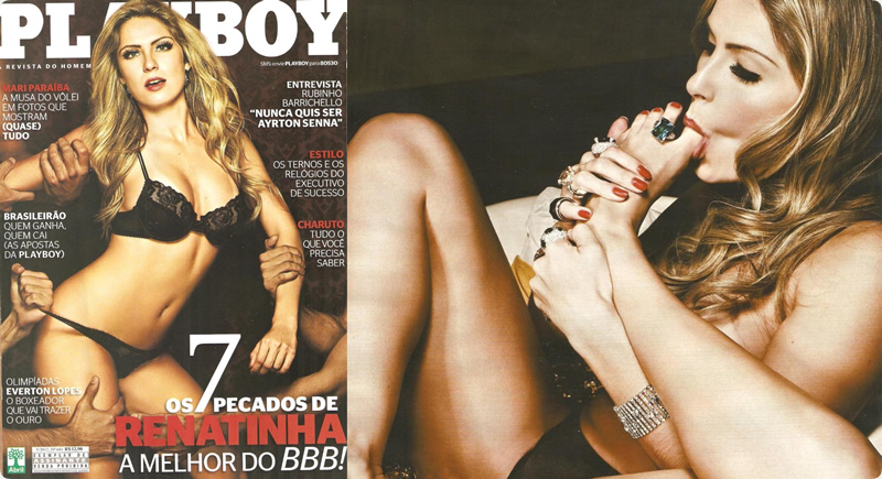 Playboy Maio – Renata do BBB12